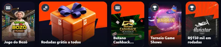Visão Geral dos Jogos BETANO PT